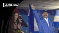 Rosario Murillo ja Daniel Ortega esiintyvät kansalle