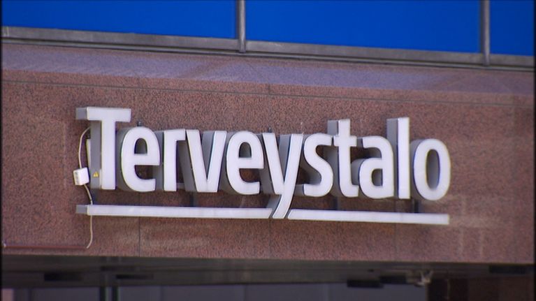 Suomen suurimman työterveyspalvelujen tuottajan Terveystalon logo.