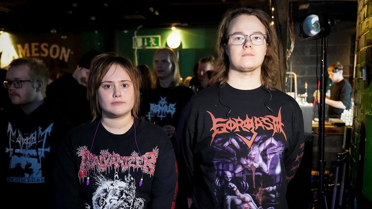 Marko Luotola ja Riku Nevala Olari Annihilation -festivaalilla. 