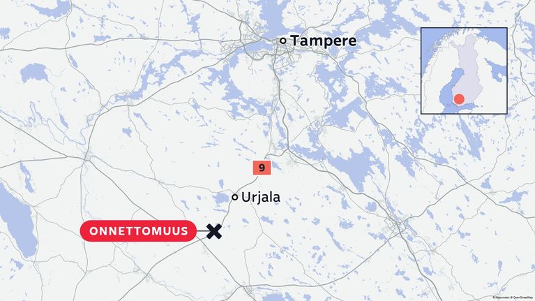 Traktorin, rekan ja henkilöauton onnettomuus Ysitiellä Urjalassa ...