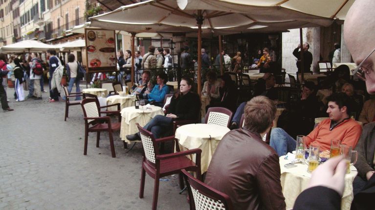 Kahvila Piazza Navonalla