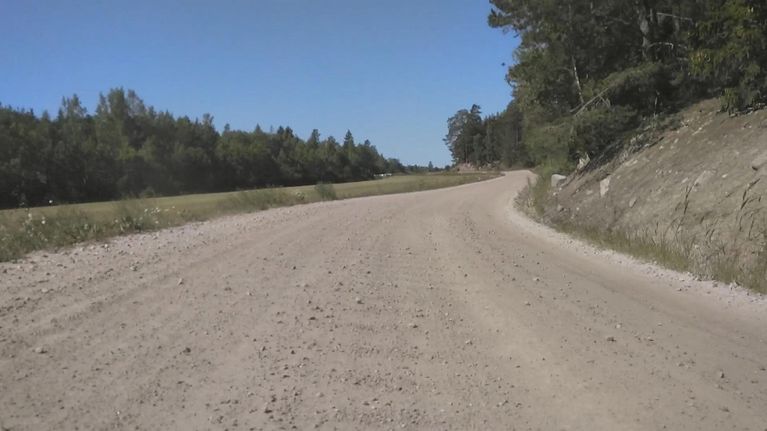 Norrstrandsvägen i Nagu