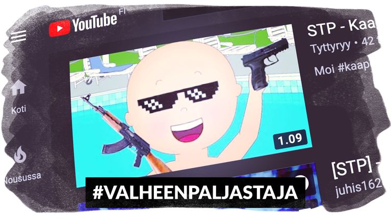Kuvakaappaus Youtubesta