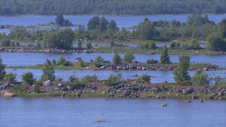 De Geer-moräner i Kvarkens skärgård.