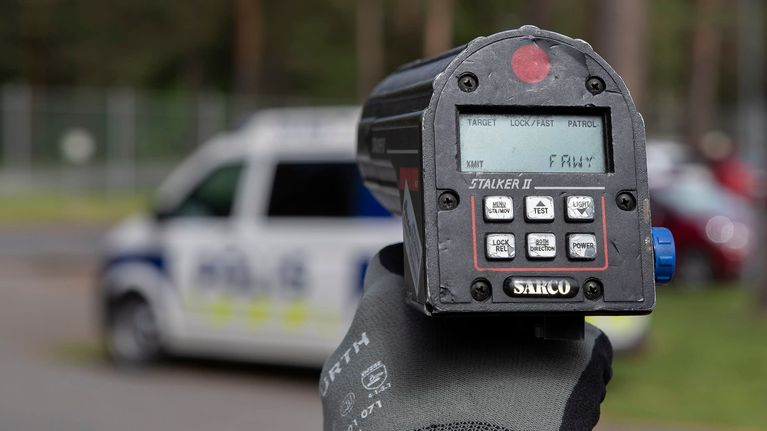 Poliisin nopeusvalvontatutka