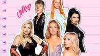 Muistikirjaa muistuttava kollaasi UMK 2025 artisteista. Artistit ylhäältä alas: Costee, Goldielocks, Neea Rivers, Erika Vikman, Nelli Matula ja Viivi.
