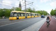 Photo shows how the tram line would look.