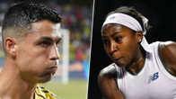 Cristiano Ronaldo ja Coco Gauff.