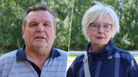 Bildkollage men en man och en kvinna.
