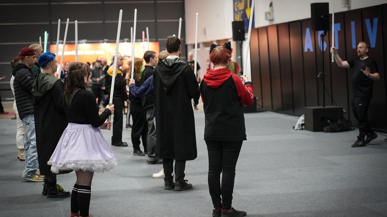 Comic Conin yleisöä Tampereella. 