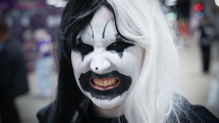 Comic Conin yleisöä,  Katja Hietsalo.