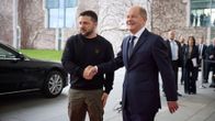 Ukrainan presidentti Volodymyr Zelenskyi tapasi Saksan liittokansleri Olaf Scholzin Berliinissä 16.2.2024.