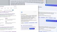 Kuvakaappauksia, joissa näkyy Microsoftin Bing-tekoälyn käyttöä.