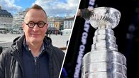 Kuvakombossa Markku Jokisipilä ja Stanley Cup.