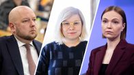 Yhdistelmäkuvassa Joona Räsänen, Saara Hyrkkö ja Minja Koskela.