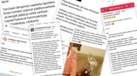 Facebook-ryhmien kuvakaappauksia.