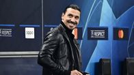 Zlatan Ibrahimovic hymyilee.