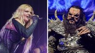 Yhdistelmäkuva, jossa Erika Vikman ja Lordi.
