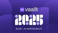 Alue- ja kuntavaalit 2025 -tunnusgrafiikka.