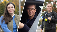 Sara Murtoaro (vas.), Ari Loukkola ja Ulla Harju kuvattuna Munkkivuoressa.