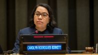 Guyanan entinen ulkoministeri Carolyn Rodrigues-Birkett on noussut kärkiehdokkaaksi YK:n uudeksi pääsihteeriksi.