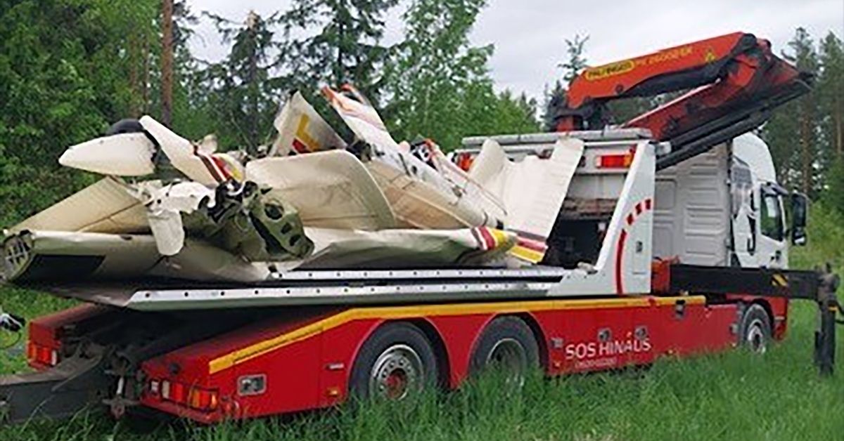 Kannonkosken lentokoneturmasta aloitetaan turvalli