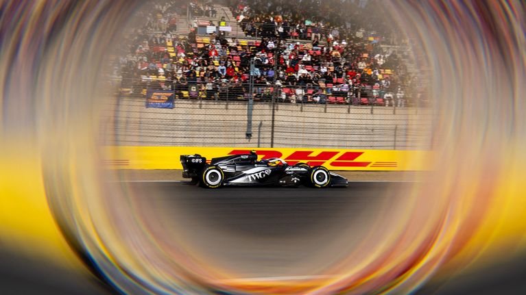 Valtteri Bottas Cadillacin ratissa Kiinan GP-viikonloppuna 2026.