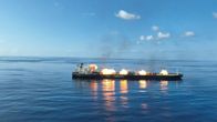 MV Sounion palaa Punaisellamerellä.