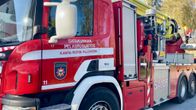 Satakunnan pelastuslaitoksen paloauto.
