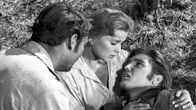 Richard Egan, Debra Paget ja Elvis Presley elokuvassa Rakasta minua hellästi