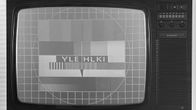 Mustavalkoisessa kuvassa televisiolaite vuodelta 1979.