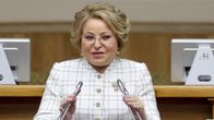 Valentina Matvijenko puhuu kansainvälisessä kongressissa toukokuussa.