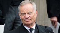Brittikirjailija ja -poliitikko Jeffrey Archer osallistui Margaret Thatcherin hautajaisiin huhtikuussa 2013.P.