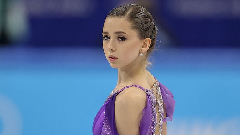 Taitoluistelija Kamila Valijeva.