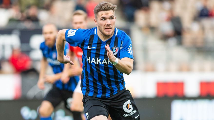 Benjamin Källman Interin paidassa 2020.