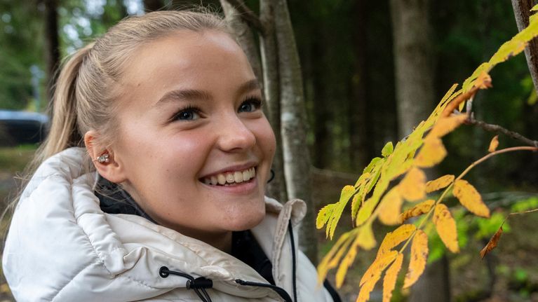 Yhdistetyn urheilija Minja Korhonen.
