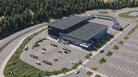 Havainnekuva Kuopion Matkukseen rakennettavasta käytetyn tavaran kauppakeskuksesta ja lajitteluasemasta. 