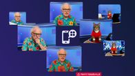 Tekoälyllä tehtäviä kuvituksia jotka visualisoivat tulevaisuuden uutisten mahdollisuuksia.