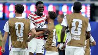 Folarin Balogun firar mål i VM.