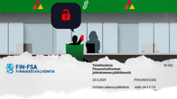 Kuvituskuva jossa 16-vuotias nuori esittelee S-pankissa pankin. haavoittuvuutta. Kuvan alareunassa revinnäinen Finanssivalvonnan dokumentista.