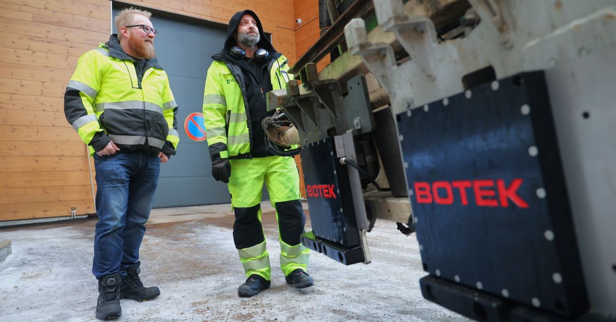 Tämä jäteauto punnitsee roskat, ja se voi tarkoittaa pienempää laskua ...