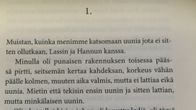 Antti Hyryn Uuni-kirjan ensimmäiset lauseet