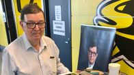 Paavo Väyrynen på Centerns partikongress i Villmanstrand den 11 juni 2022.