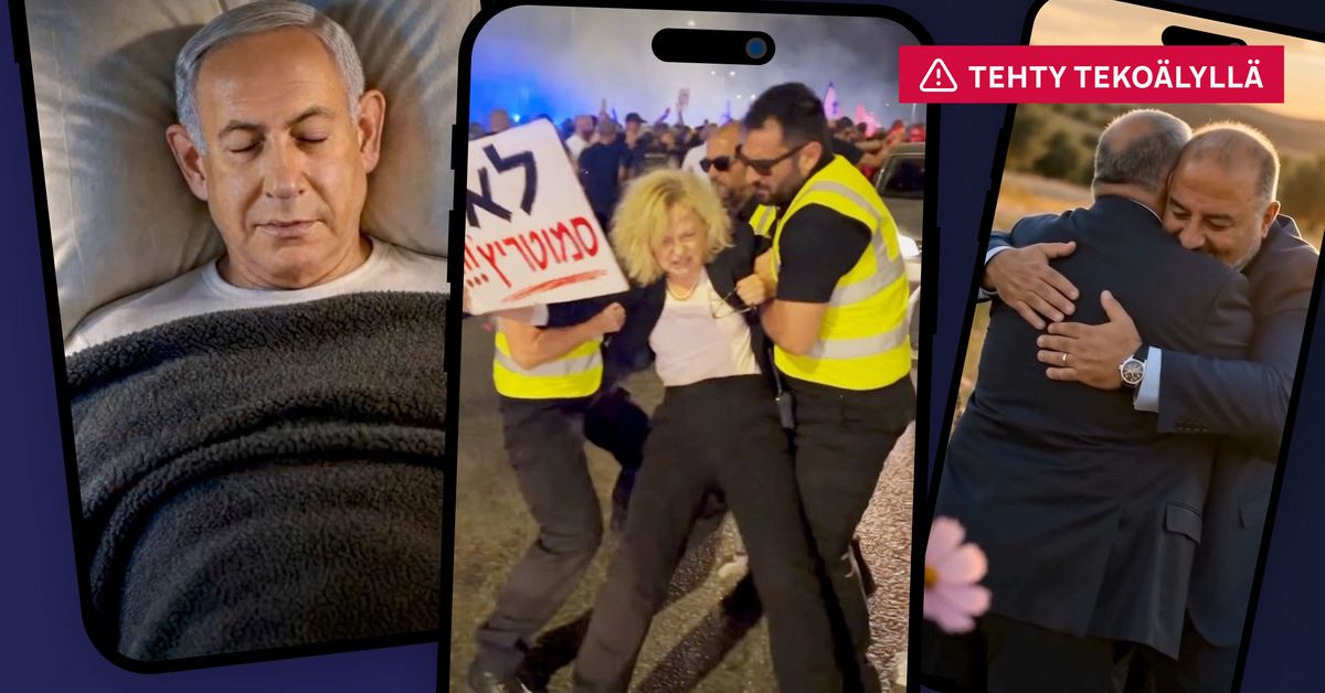 Israelissa käydään rumaa vaalikampanjaa – ministerin tekoälyvideossa palestiinalaisia vietiin vankileirille