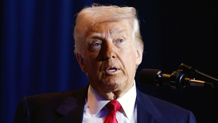 Yhdysvaltain presidentti Donald Trump.