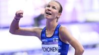 Ilona Mononen Pariisin olympialaisissa.