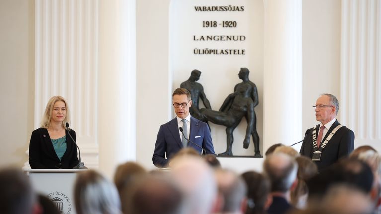 Piret Ehin, Alexander Stubb ja Toomas Asser.