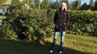 Matti Nykäsen leski Pia Nykänen kotipihallaan Joutsenossa Lappeenrannassa.