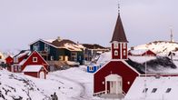 Punainen puukirkko. 