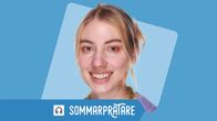 Porträtt av Ellen Rajala i sommarpratsgrafik.